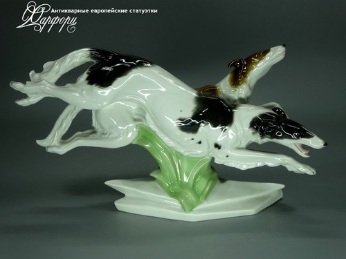 Купить фарфоровые статуэтки Schaubach Kunst, Борзые, Германия